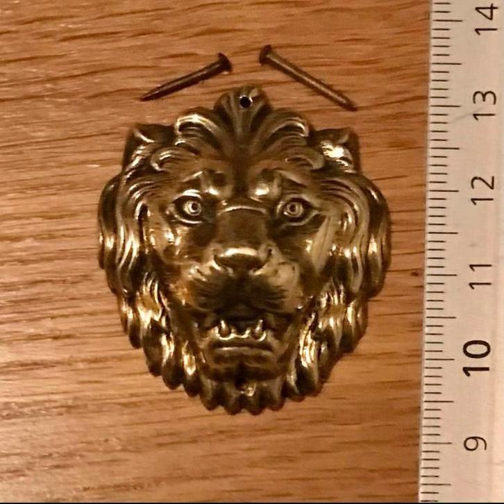 Antieke bronzen leeuw Lenzkirch kwaliteit, Antiek en Kunst, Antiek | Klokken, Ophalen of Verzenden