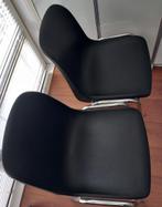 Twee stoelen voor eettafel of werkkamer, Huis en Inrichting, Ophalen, Kunststof, Twee, Zwart