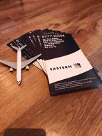 Eastern Airlines 777-200ER Veiligheidskaart, Verzamelen, Luchtvaart en Vliegtuigspotten, Ophalen of Verzenden, Gebruikt, Kaart, Foto of Prent