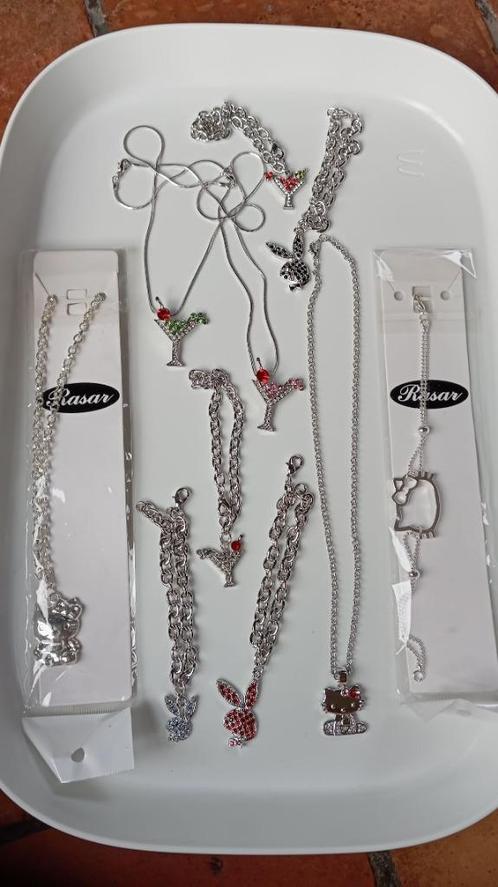 Playboy Bunny / Martini / Hello Kitty sieraden, Sieraden, Tassen en Uiterlijk, Kettingen, Nieuw, Overige materialen, Overige kleuren