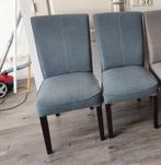Pronto eetkamerstoelen, Ophalen, Blauw, Stof, Twee
