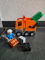Duplo 5637 Vuilniswagen oranje, Ophalen of Verzenden, Gebruikt, Duplo