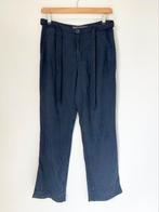 Geisha broek linnen/lyocell donkerblauw, maat S/36 - wyp, Nieuw, Lang, Blauw, Ophalen of Verzenden