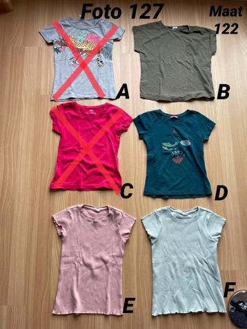 Shirt meisje zomer maat 122 zgan *foto 127* beschikbaar voor biedingen