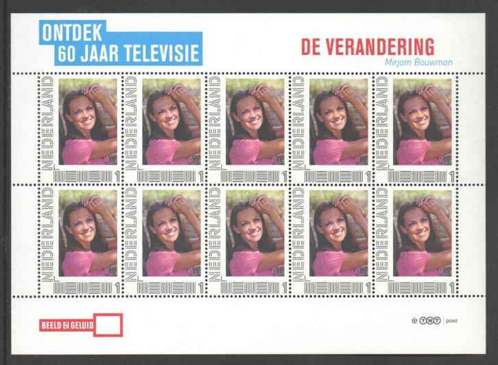 Postzegels Ontdek 60 jaar Televisie: De verandering, Postzegels en Munten, Postzegels | Nederland, Postfris, Na 1940, Ophalen of Verzenden