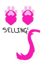 TE KOOP!partial only paws and tail!, Hobby en Vrije tijd, Ophalen of Verzenden