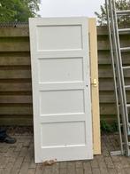 Paneeldeur 4 vaks, Doe-het-zelf en Verbouw, Deuren en Horren, Ophalen, Gebruikt, 80 tot 100 cm, Binnendeur
