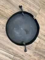 Zwarte decoratie schaal (Bob)  ideaal voor kerst, Ophalen of Verzenden, Zo goed als nieuw, Rond, Overige materialen