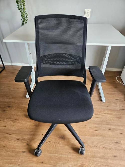 Bureaustoel Gispen Zinn Smart Zwart (ARBO goed gekeurd), Huis en Inrichting, Bureaustoelen, Zo goed als nieuw, Zwart, Ophalen