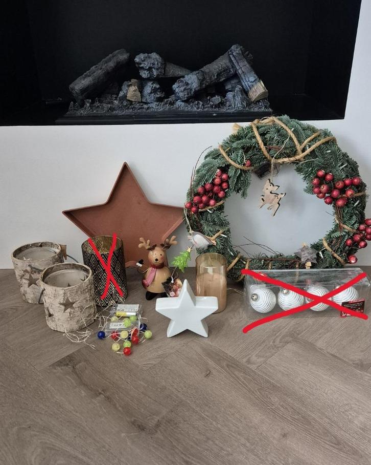 Diverse mooie kerstdecoratie | kerstkrans * kandelaars, Diversen, Kerst, Zo goed als nieuw, Ophalen of Verzenden