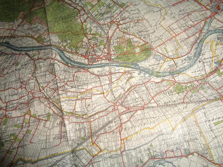 Stafkaart NL leger oorlog Grebbeberg Rhenen wo2 nr2, Verzamelen, Militaria | Tweede Wereldoorlog, Landmacht, Overige typen, Nederland