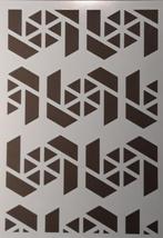 Deco stencil A5 nr 01 trapezium driehoek scrapbooking NIEUW, Hobby en Vrije tijd, Kaarten | Zelf maken, P, P, Nieuw, Ophalen of Verzenden