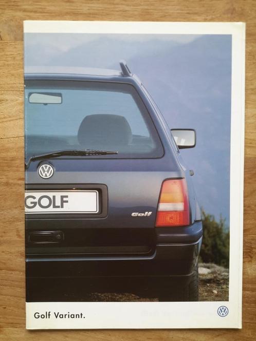 folder Volkswagen Golf Variant 01/97 799/1190.44.33 40 blz, Boeken, Auto's | Folders en Tijdschriften, Zo goed als nieuw, Volkswagen