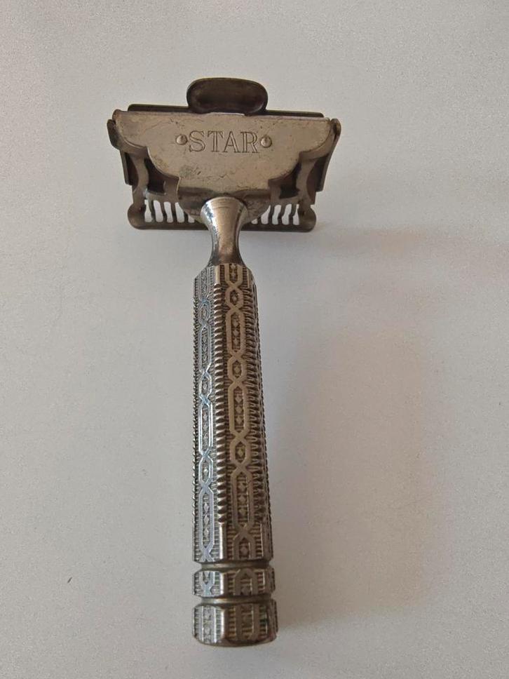 Atiek Star Safety Razor - Prachtig Exemplaar, Antiek en Kunst, Antiek | Gereedschap en Instrumenten, Ophalen of Verzenden