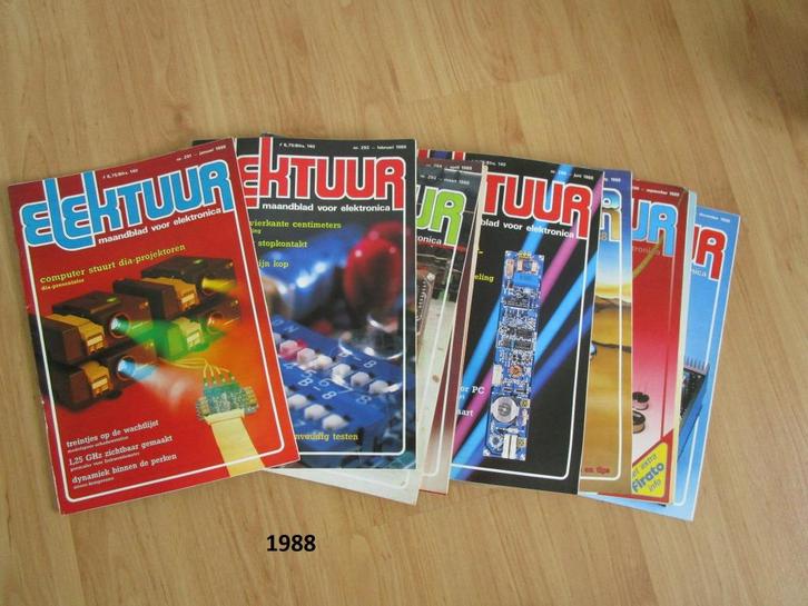 Elektuur - compleet jaargang 1988, Boeken, Tijdschriften en Kranten, Gelezen, Ophalen of Verzenden
