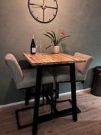 Stijlvolle bartafel met comfortabele barkrukken, Huis en Inrichting, Tafels | Statafels, Ophalen, Zo goed als nieuw