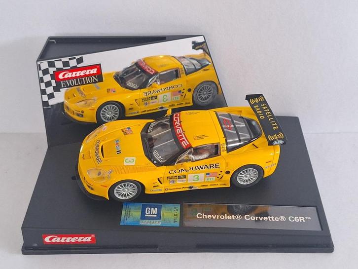 Carrera Evolution Chevrolet Corvette C6R Met Licht 27136, Kinderen en Baby's, Speelgoed | Racebanen, Nieuw, Racebaan, Elektrisch