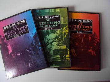 Dr. L. de Jong - De bezetting na 50 jaar - deel 1, 2 en 3 beschikbaar voor biedingen