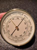 luxe barometer gemaakt in Frankrijk NAUDET 12,5 cm diameter, Audio, Tv en Foto, Weerstations en Barometers, Verzenden, Nieuw, Barometer