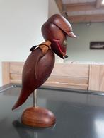 Mooi teakhouten vogel van Hans Bölling jaren 50, Verzamelen, Retro, Ophalen of Verzenden, Huis en Inrichting