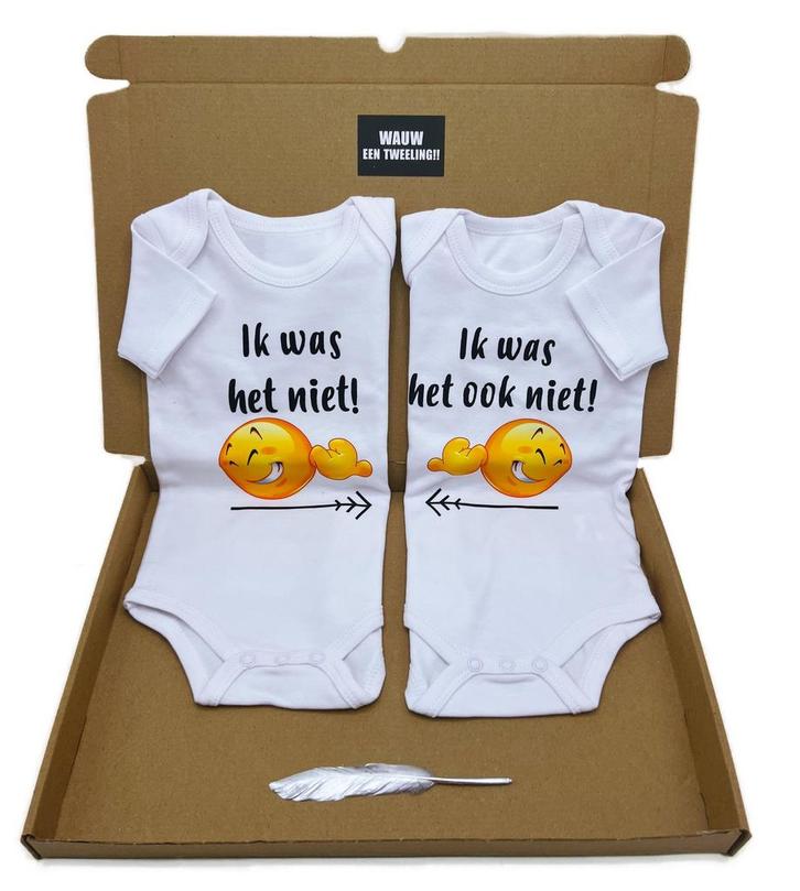 Kraamcadeau tweeling - bij Koetsiekoetsie, Kinderen en Baby's, Kraamcadeaus en Geboorteborden, Nieuw, Ophalen of Verzenden