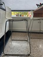 BARKRUKKEN (set van 4) WIT, Ophalen, Gebruikt, 60 tot 90 cm, Metaal