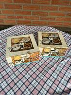 Bakjes in houder 2x nieuw in doos, Ophalen, Nieuw, Kom(men), Effen