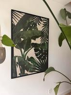 Schilderij met planten - 124x84 cm, Ophalen, Zo goed als nieuw, Schilderij, 75 tot 100 cm