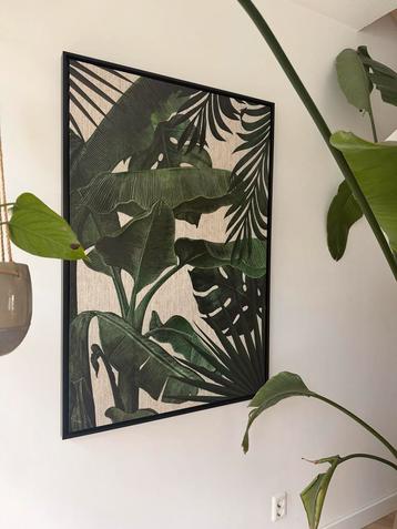 Schilderij met planten - 124x84 cm beschikbaar voor biedingen