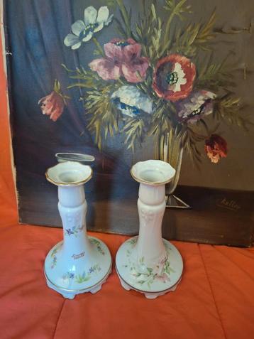 2 stuks kandelaars limoges france  beschikbaar voor biedingen
