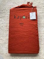 Kayori Plaid Rood 100% Linen 150/220, Huis en Inrichting, Woonaccessoires | Plaids en Woondekens, Nieuw, Ophalen of Verzenden