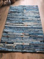 Stoere spijkerstof vloerkleed, Ophalen, Gebruikt, 100 tot 150 cm, 150 tot 200 cm