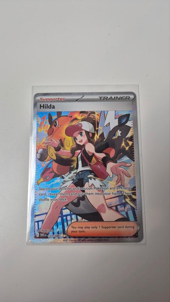 Hilda 171/086 - Pokemon White Flare - NM, Hobby en Vrije tijd, Verzamelkaartspellen | Pokémon, Nieuw, Foil, Ophalen