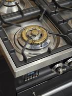 Luxe Fornuis Boretti 60cm antraciet + rvs GASOVEN, Niet ingevuld, Niet ingevuld, Zo goed als nieuw, Energieklasse A of zuiniger