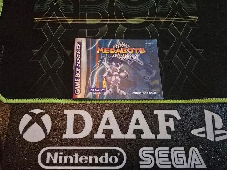 Medabots rokusho Ver. AX handleiding - Gameboy advance, Spelcomputers en Games, Games | Nintendo Game Boy, 1 speler, Vanaf 3 jaar