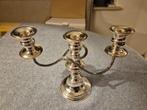 Verzilverde antieke Sheffield Kandelaars - Uitbreidbaar!, Antiek en Kunst, Ophalen of Verzenden, Zilver