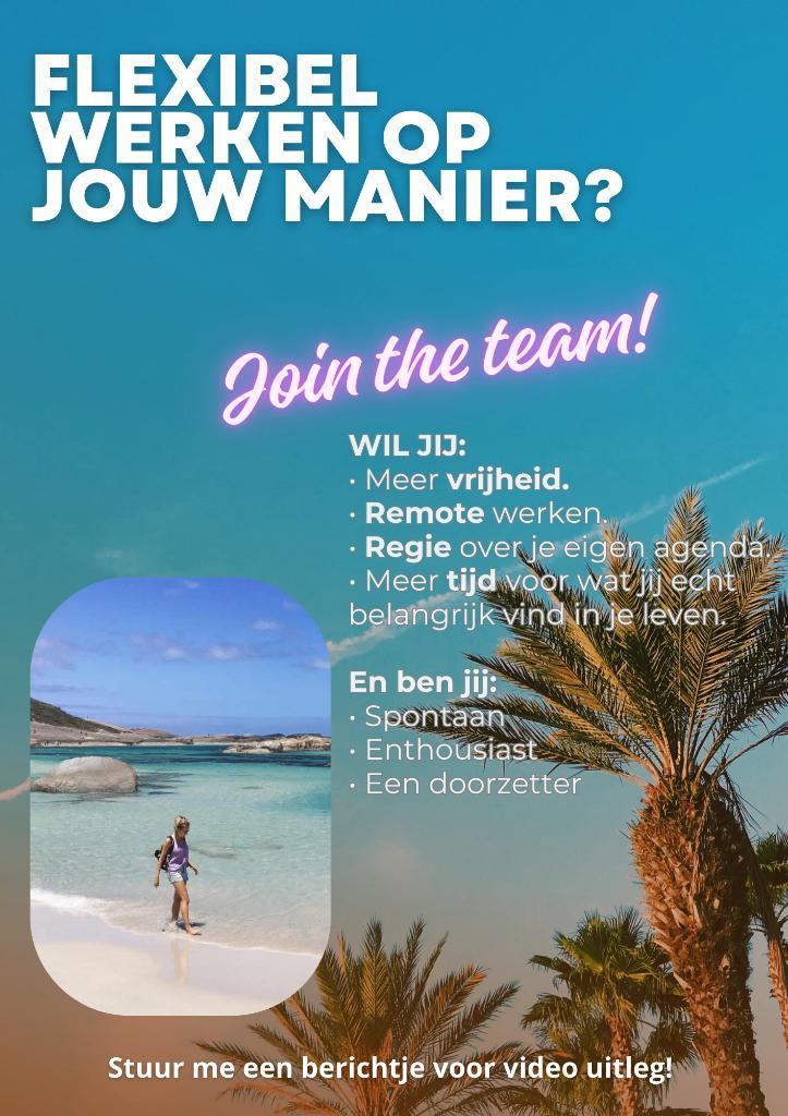 Flexibel werken op jouw manier?, Vacatures, Profielen | Man/Vrouw zoekt werk, Freelance of Uitzendbasis, Variabele uren, Geen rijbewijs