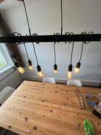 Industriële eetkamer hanglamp met buis, Ophalen, Zo goed als nieuw