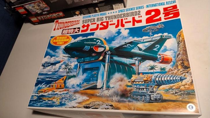 Aoshima Thunderbirds 2 super big model kit bouwdoos, Hobby en Vrije tijd, Modelbouw | Overige, Nieuw, Groter dan 1:32, Ophalen of Verzenden