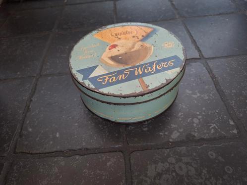 Vintage Verkade Blik - Fan Wafers, Antiek en Kunst, Curiosa en Brocante, Ophalen of Verzenden