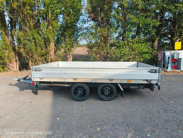 hapert kipper 3500KG! Driezijdig, incl rijplaten!, Auto diversen, Aanhangers en Bagagewagens, Gebruikt, Ophalen