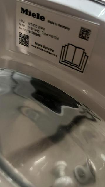 Miele WT1 wash dry powerwasch wasmachine A+++ beschikbaar voor biedingen