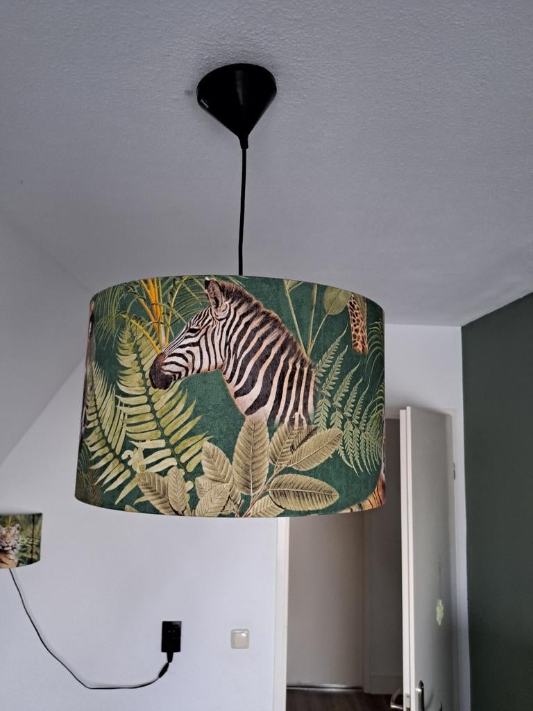 Stoere Jungle Hanglamp, Huis en Inrichting, Gebruikt, Ophalen of Verzenden, Minder dan 50 cm, Jungle