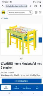 Kindertafel met 2 stoeltjes, Tafel(s) en Stoel(en), Zo goed als nieuw, Ophalen