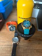 2x citizen promaster ecodrive, Ophalen of Verzenden, Zo goed als nieuw, Staal, Citizen