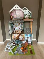 Kidcraft barbiehuis poppenhuis met heel veel accessoires, Ophalen, Zo goed als nieuw