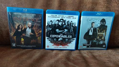 Inferno, the expendables, casino royale: €2 per stuk, Cd's en Dvd's, Blu-ray, Zo goed als nieuw, Actie, Ophalen of Verzenden