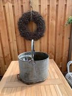 antieke zinken emmer, mop emmer 36x27x27, Ophalen of Verzenden