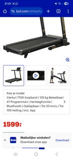 Tunturi T100 Centuri Loopband Opvouwbaar - Voor thuisgebruik, Ophalen, Gebruikt, Loopband