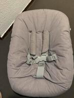 Stokke tripp trapp newbornset grijs verstelbaar, Kinderen en Baby's, Kinderstoelen, Ophalen of Verzenden, Gebruikt, Meegroeistoel